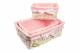 Woodluv Set of 3 Wicker Storage Shelf Basket With Removable Lining