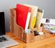 Woodluv Wooden Multifunctional office Stationery Organizer