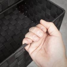 EHC 3 Drawer Storage Cabinet For Bedroom, Bathroom - Black