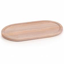 EHC Decorative Large Oval Stone Serving Tray - Rainbow Sandstone