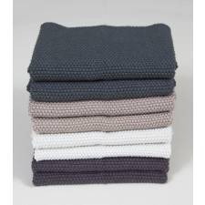 EHC Pack of 8 Premium Square Kitchen Towel - Multi Color Pack