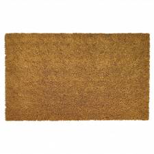 EHC PVC Backed Natural Coconut Coir Plain Entrance Doormat, 60 x 90 cm