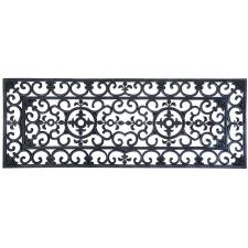 Extra Large Victorian Wrought Effect Outdoor/Indoor Non Slip Door Mat