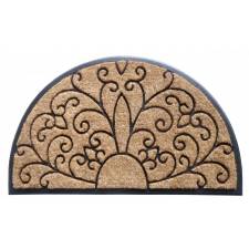 Half Moon Heavy Duty Thick Coir & Rubber Non Slip Entrance Door Mat