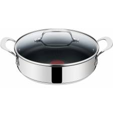 Jamie Oliver Stainless Steel Non-Stick 25cm Shallow Saute Pan, Black