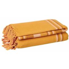 Kerala Pattern Stripe Cotton King Size Throw, Yellow - 220 x 250 cm