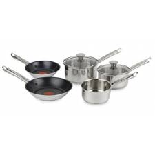 Tefal Elementary 5 Piece Set  - Stainless Steel, Silver