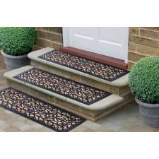 Victorian Wrought Iron Effect Non Slip Panama Rubber Step Doormat