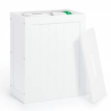 Woodluv Slimline MDF Multi Purpose Bathroom Storage Unit