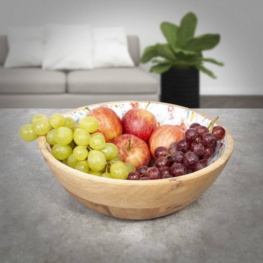 25 cm Wooden Salad Bowl or Fruit bowl, Serve salads, Sides & More