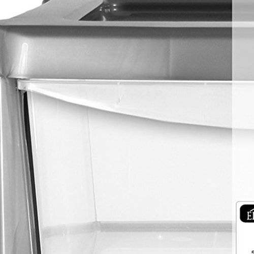 A4 4Drawer Plastic Storage Unit Silver -  Homes/Office/Bedroom