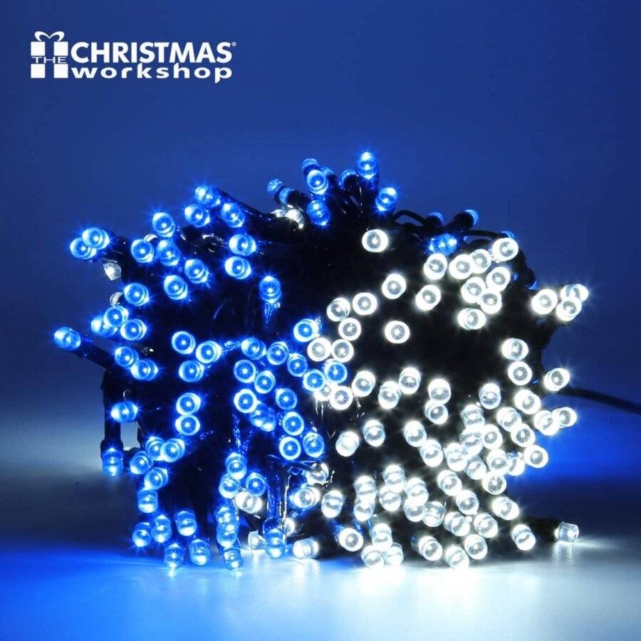 Benross Christmas Lights 300 Ultra Bright LED String Chaser -Blue