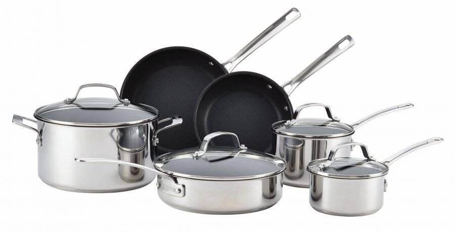 Circulon Genesis Essential Series Stainless Steel 10 Piece Set