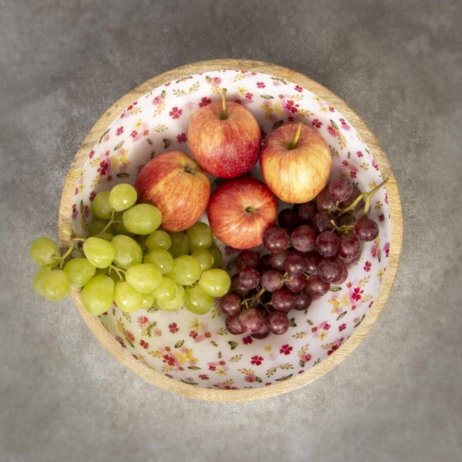 EHC Large Wooden Salad Bowl With two Matching Salad Servers