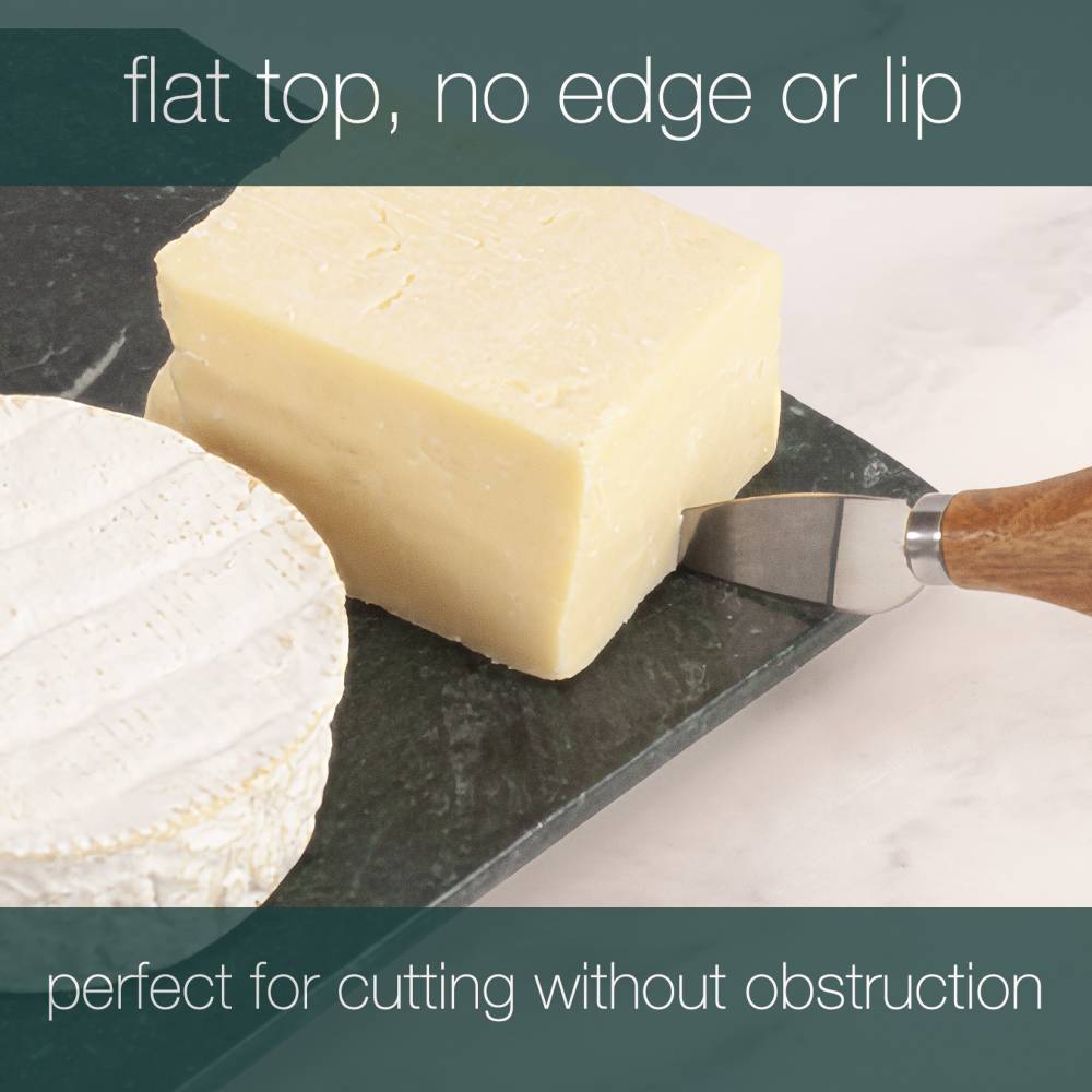 EHC Marble Kitchen Cutting Chopping Board with Anti-Slip Pads, Green