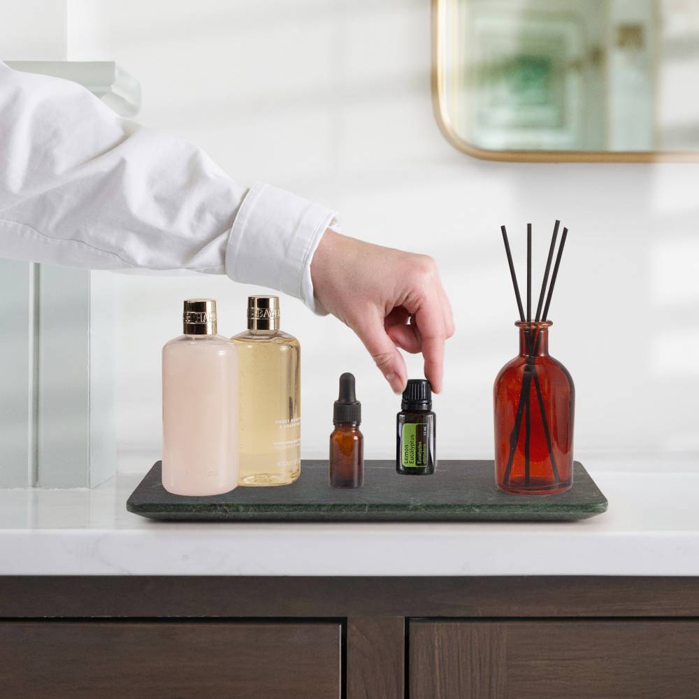 EHC Marble Kitchen Cutting Chopping Board with Anti-Slip Pads, Green