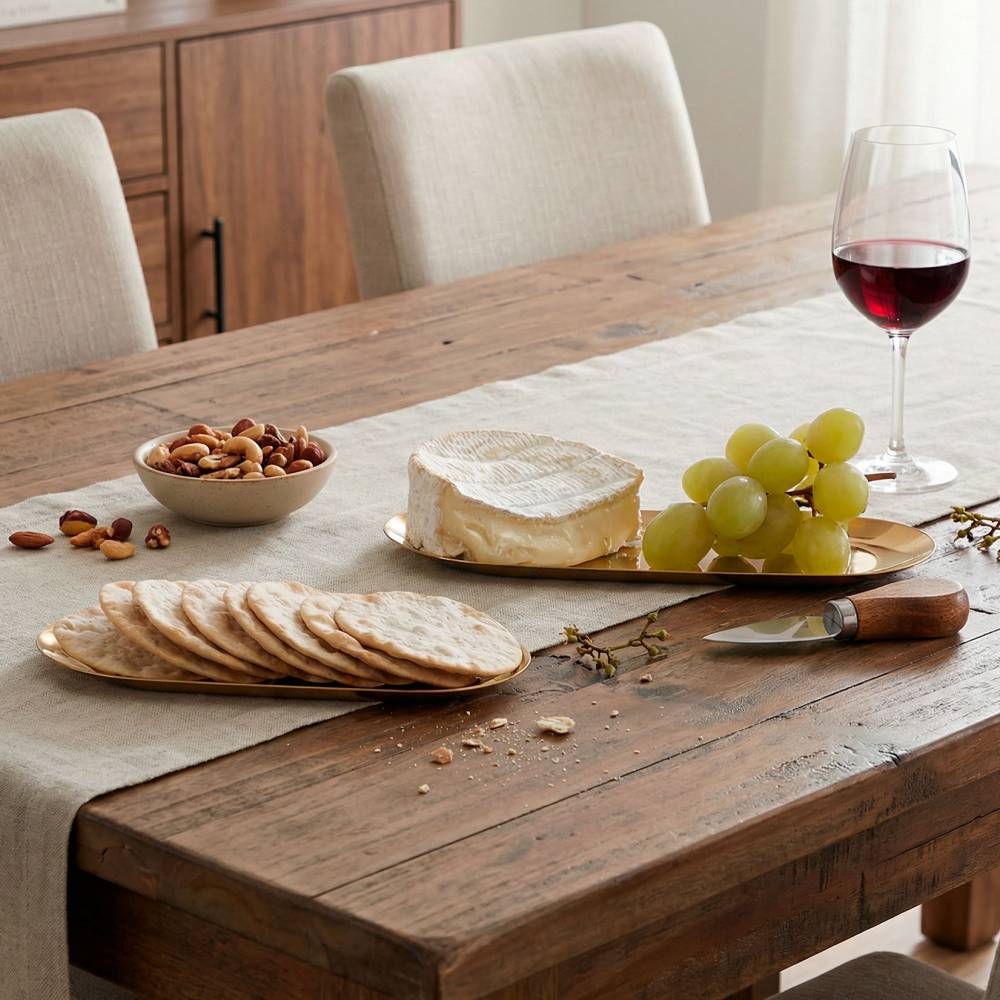 EHC Set of 2 Stainless Steel Decorative Vanity Trays, Oval, Gold