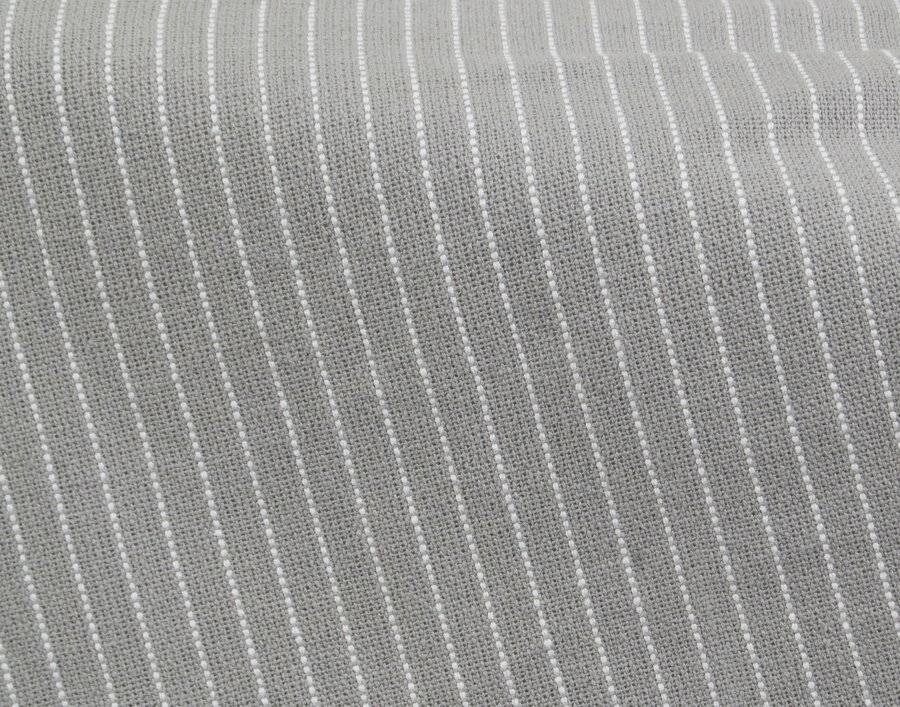 EHC Soft Divine Stripe Cotton King Size Throw, Grey - 225 cm X 250 cm