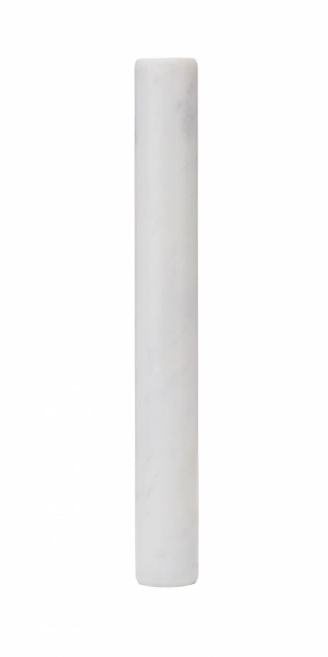 EHC White Marble Professional Solid Rolling Pin For Baking & Dough