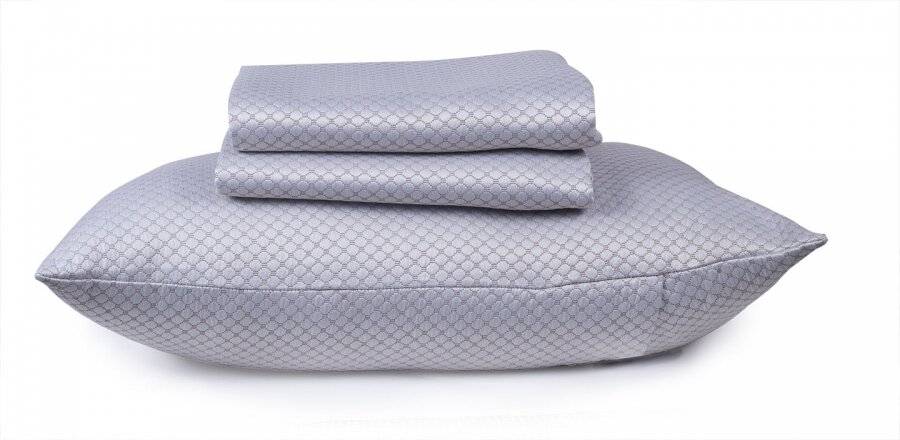 European Style Matelasse Bedspread, 2 Pillow Shams - Beige and Cream