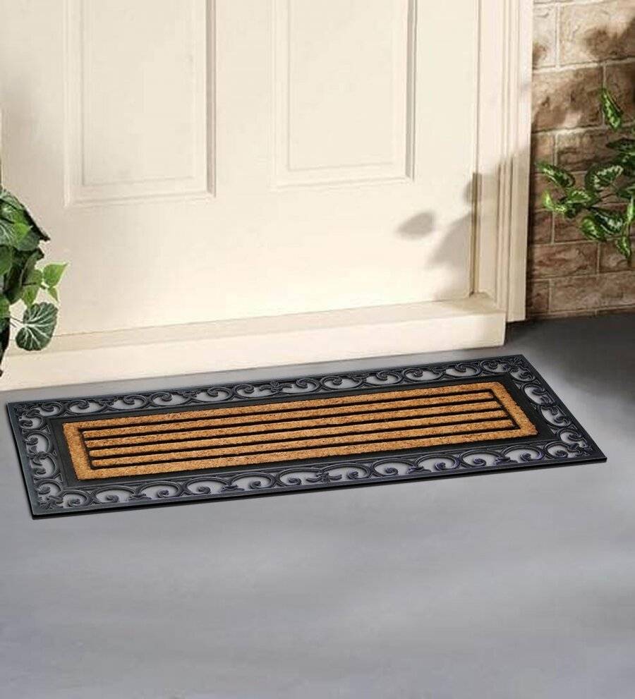 Extra Large Non Slip Rubber Coir Outdoor & Indoor Door Mat