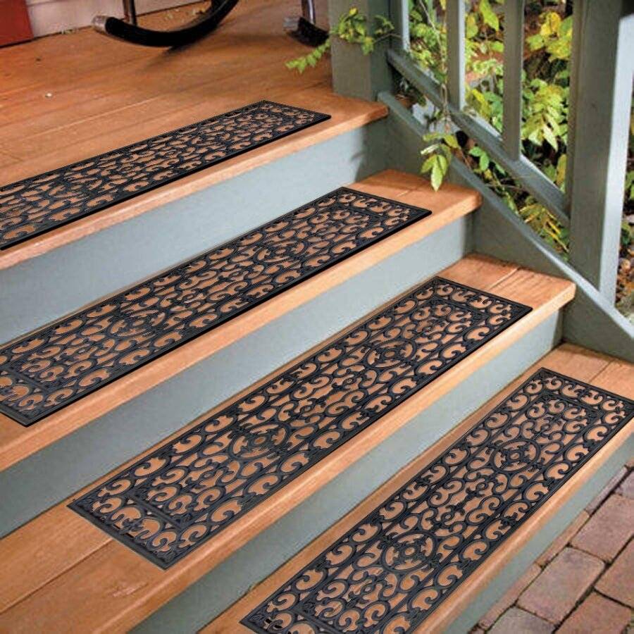 Extra Large Victorian Wrought Effect Outdoor/Indoor Non Slip Door Mat