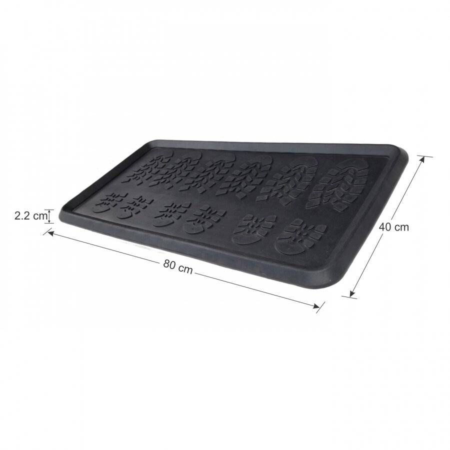 Heavy Duty Outdoor and Indoor Weather Resistant Rubber Boot Tray