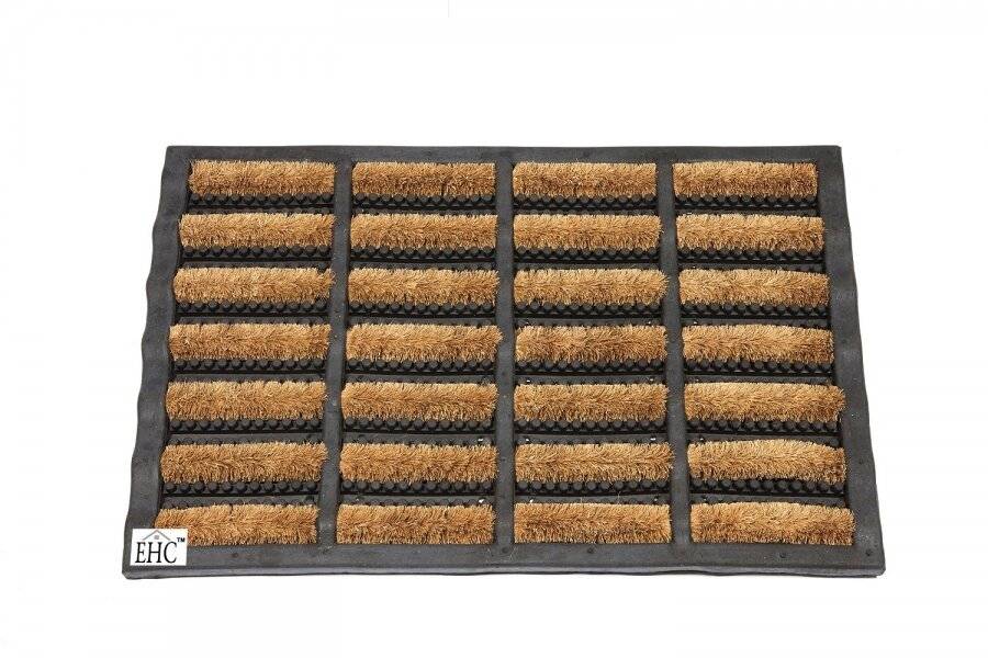 Heavy Duty Tuffscrape Natural Coir and Rubber Door Mat