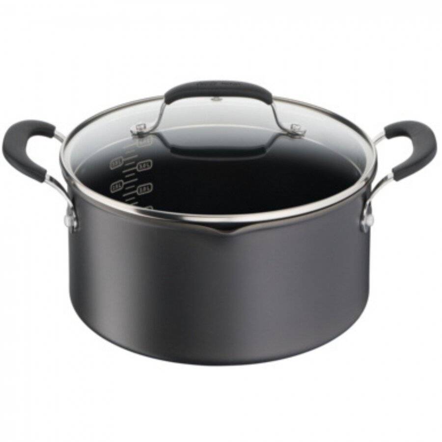 Jamie Oliver By Tefal 5.2L Hard Anodised 24 cm Stew Pot With Lid