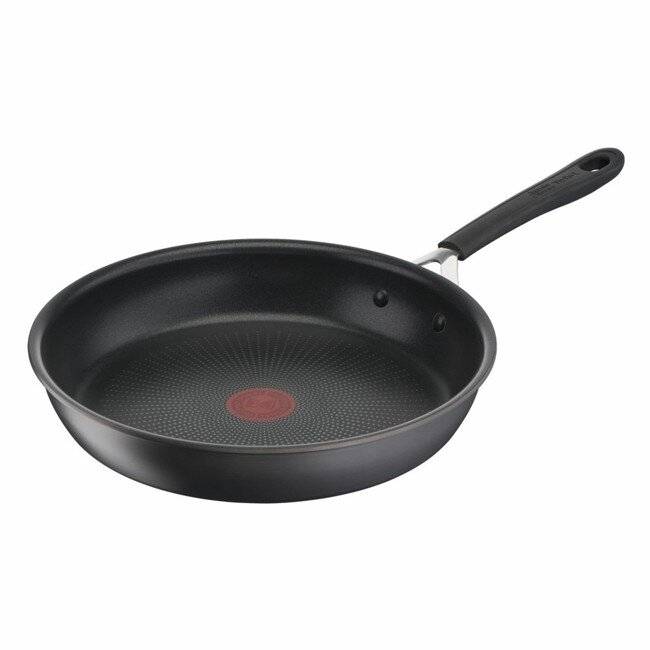 Jamie Oliver By Tefal Hard Anodised Induction 28 cm Frying Pan, Grey