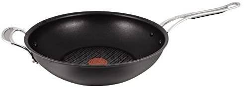 Jamie Oliver  Premium Hard Anodised Induction 30 cm Wok - Grey