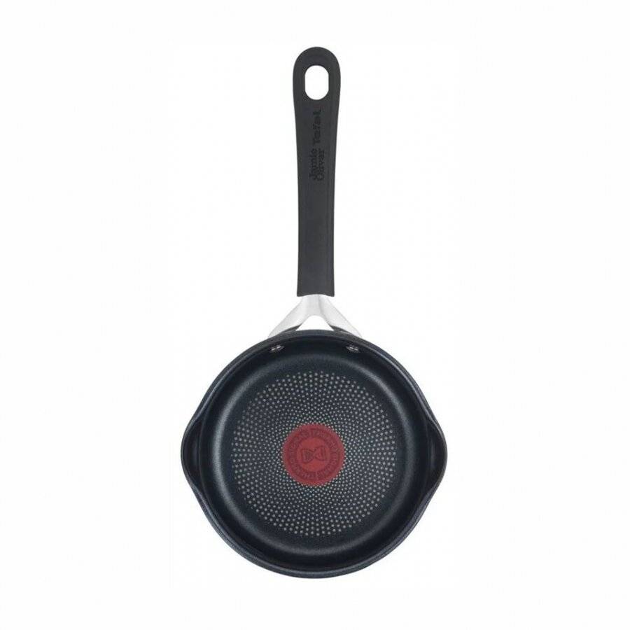 Jamie Oliver Stainless Steel Induction Sauce Pan With Glass Lid, 16 cm