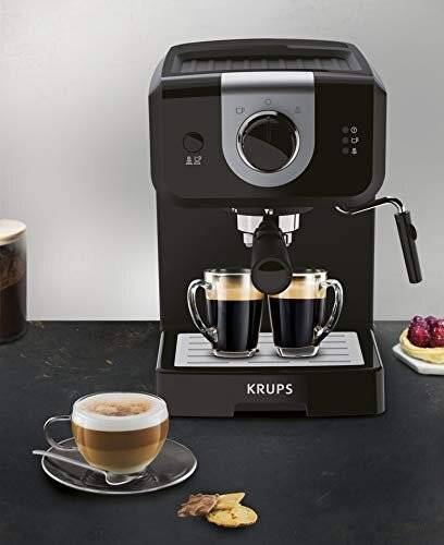 Krups XP320840 Series Opio Steam and Pump Coffee Machine, Black