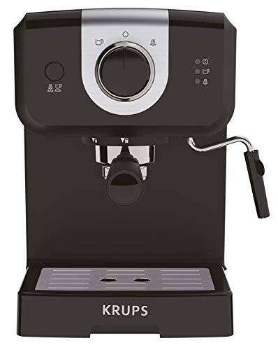 Krups XP320840 Series Opio Steam and Pump Coffee Machine, Black