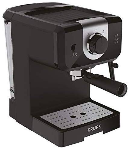 Krups XP320840 Series Opio Steam and Pump Coffee Machine, Black