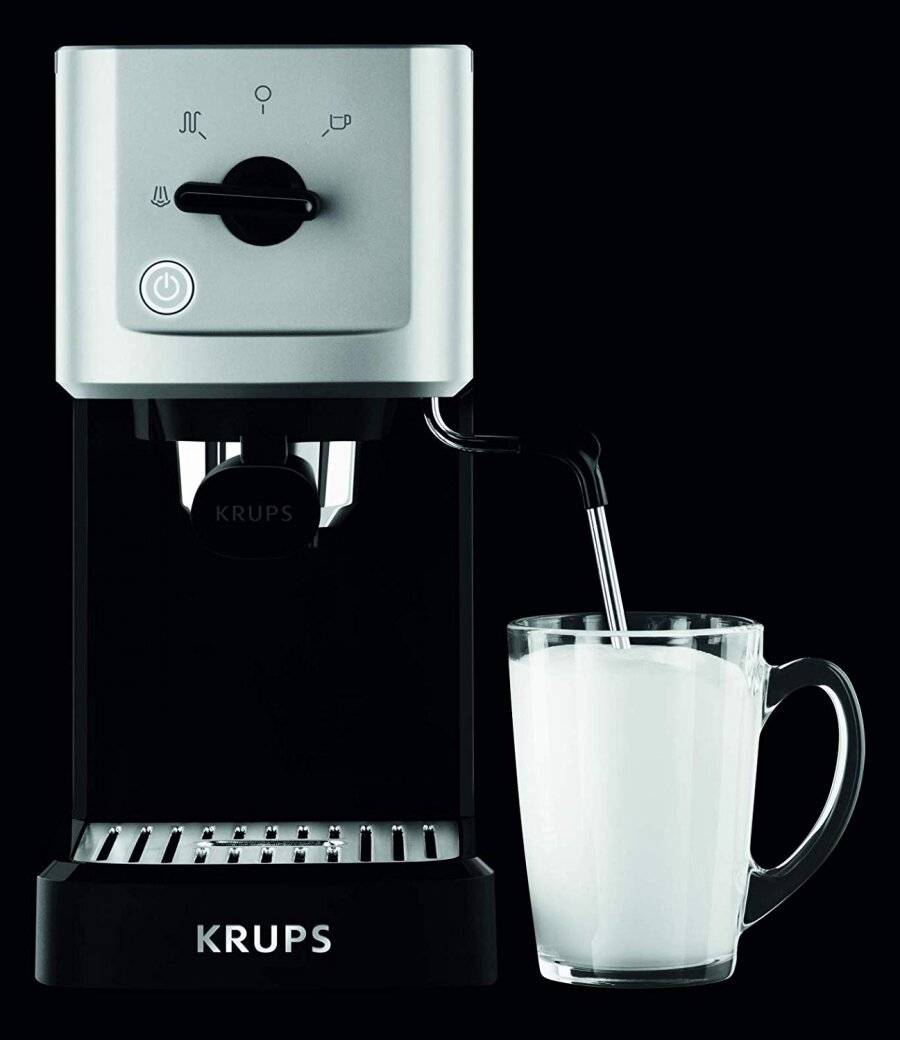 Krups XP344040 Calvi Manual Espresso Coffee Machine - Black