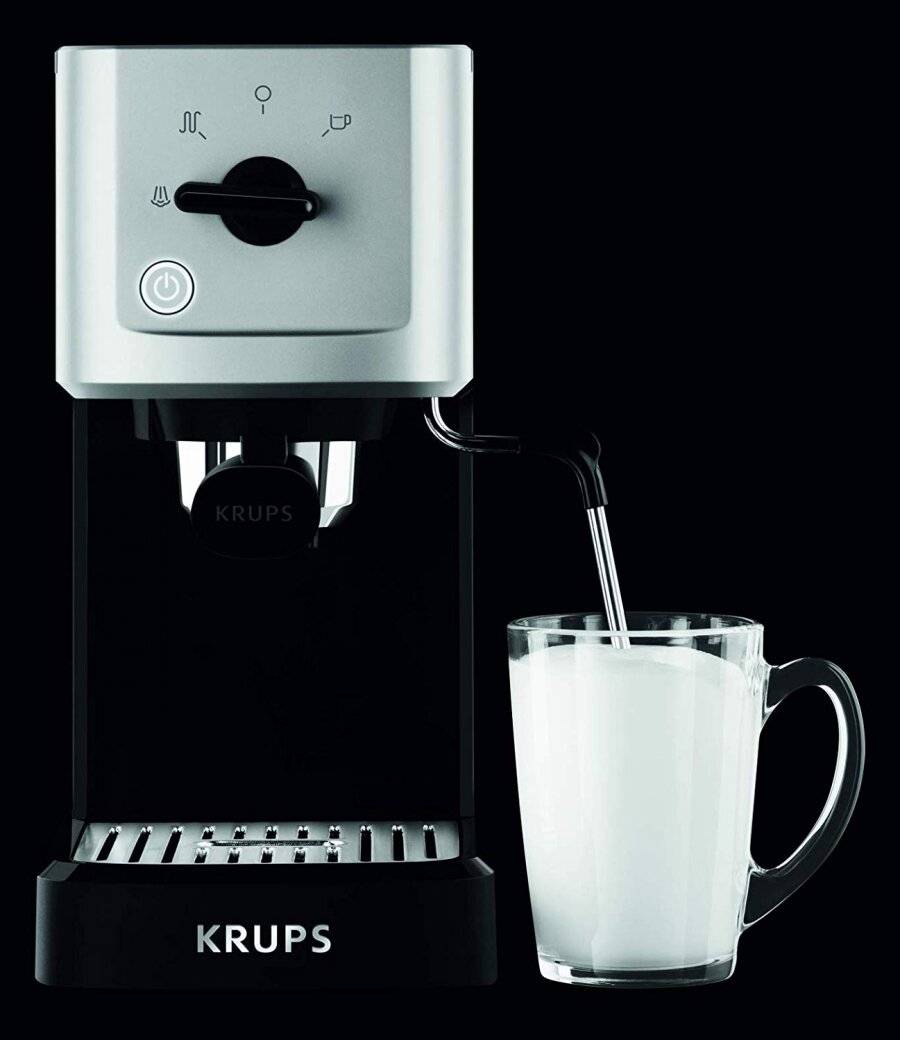 Krups XP344040 Calvi Manual Espresso Steam| Elite Housewares