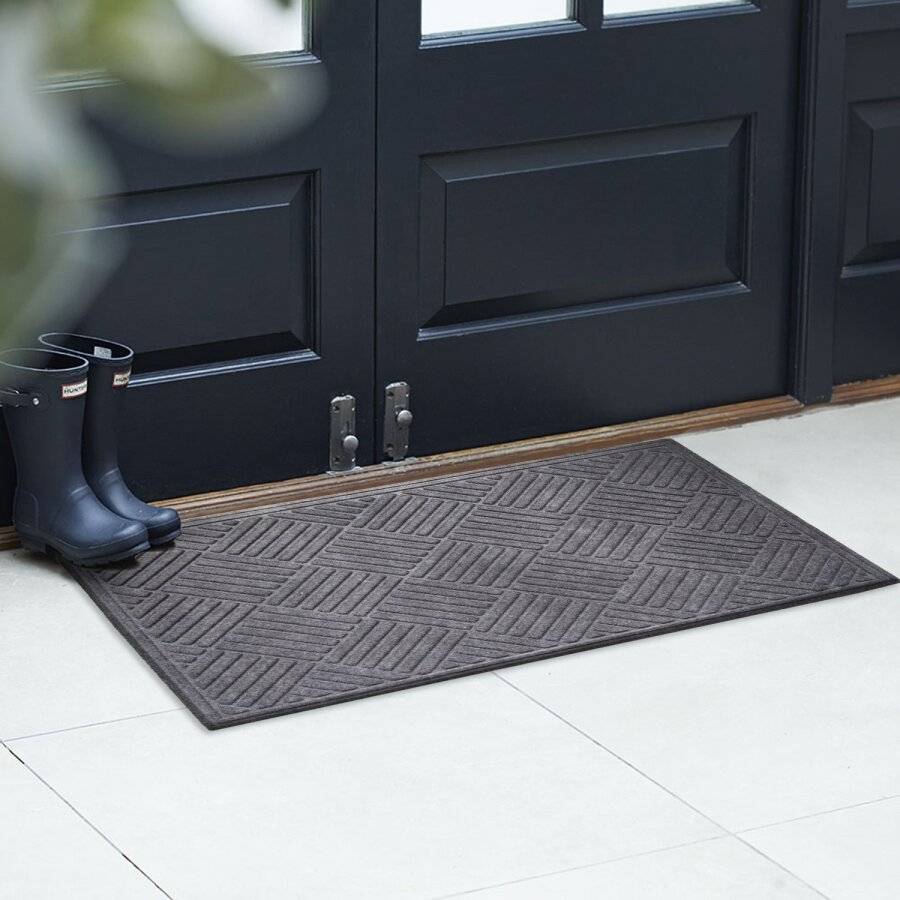 Polypropylene Indoor/Outdoor Dust & Water Retaining Doormat - Beige