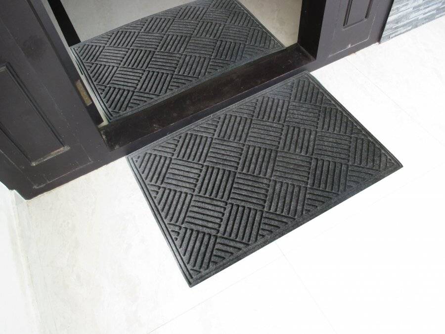 Polypropylene Indoor/Outdoor Dust & Water Retaining Doormat - Beige