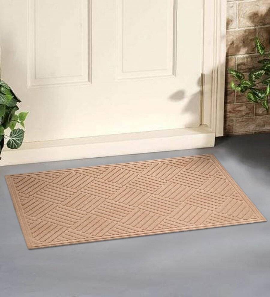 Polypropylene Indoor/Outdoor Dust & Water Retaining Doormat - Grey