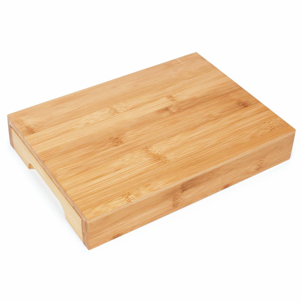 Large Rectangular Wooden Expandable Cheese Board With  Drawer