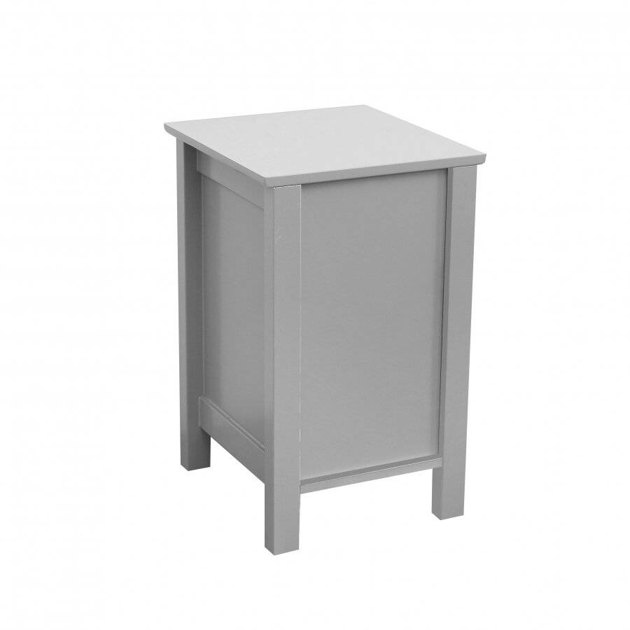 MDF Bedside Table With Drawer and Shelf Cabinet Storage