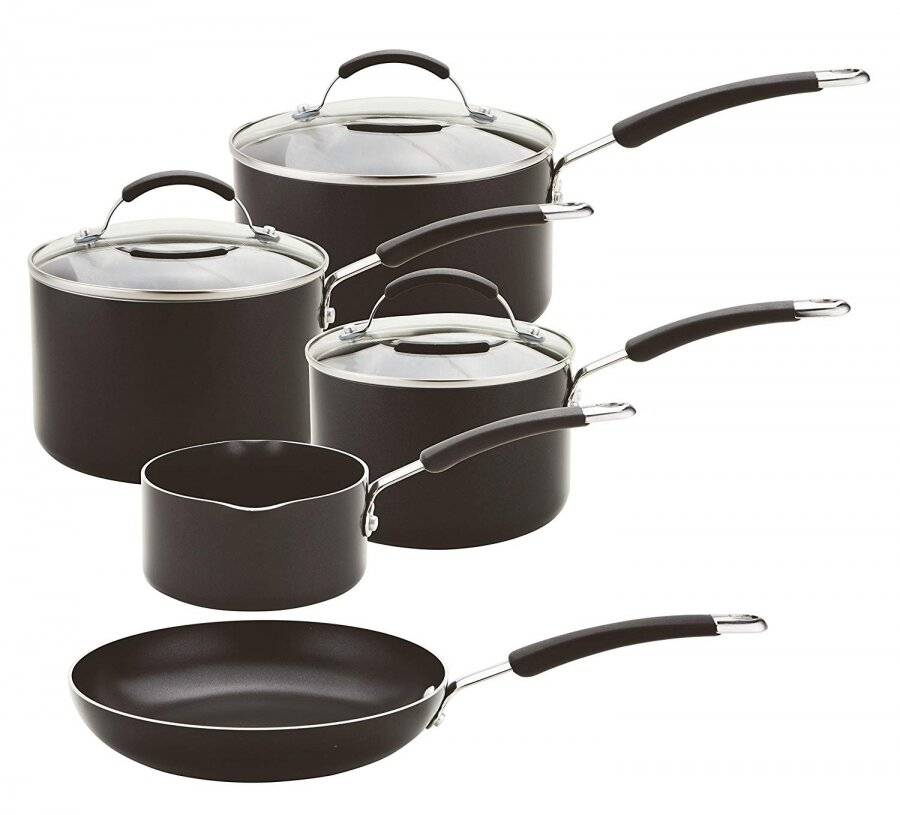 5 Piece Everyday Straining Cookware Set | Elite Housewares