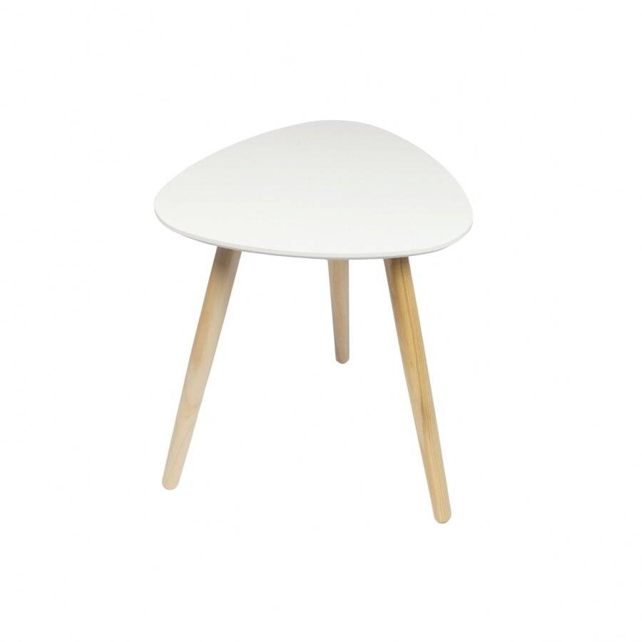 Modern Living Set of 2 MDF Triangle Side Coffee Table