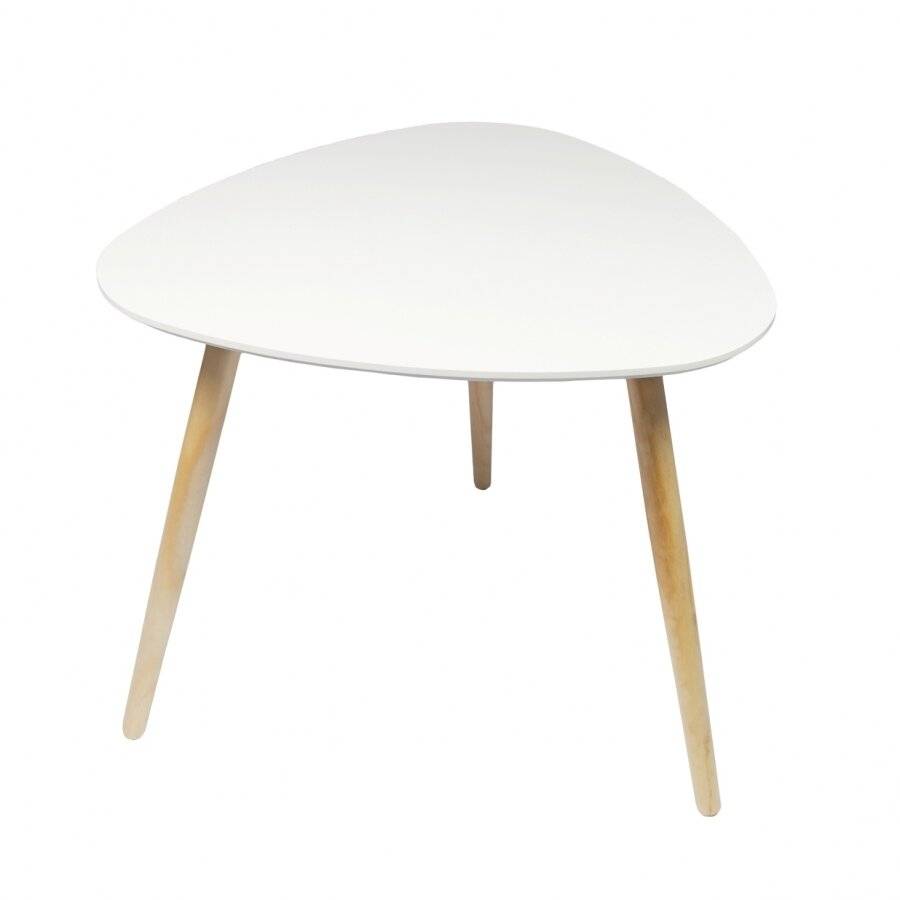 Modern Living Set of 2 MDF Triangle Side Coffee Table