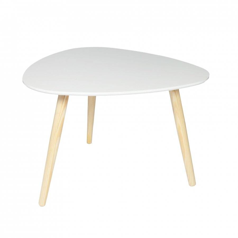 Modern Living Set of 2 MDF Triangle Side Coffee Table