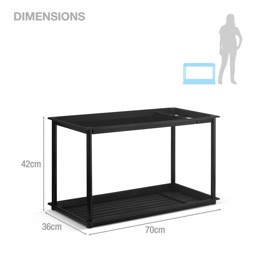 Multi Purpose 2 Tier Boot Tray With Umbrella Drip Stand