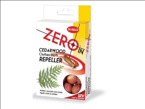 Anti Moth Cedar Wood Cloth Protection Repeller Balls - Pack of 24