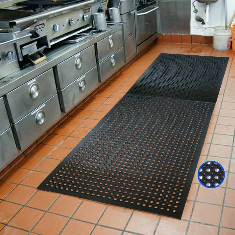 Non Slip Anti-Fatigue Industrial Indoor & Outdoor Rubber Door Mat