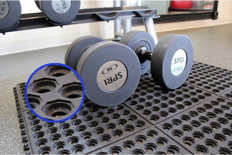 Non Slip Anti-Fatigue Interlocking Indoor & Outdoor Rubber Mat